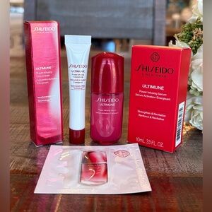 New Shiseido ULTIMUNE Power Infusing CONCENTRATE & SERUM Minis + **BONUS**